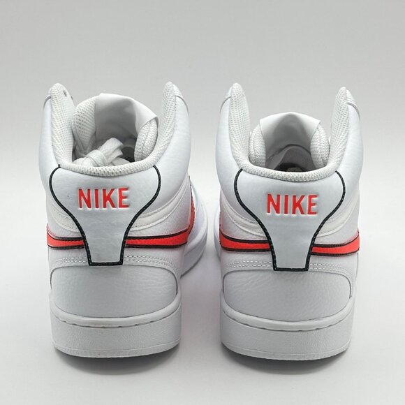 Women’s Nike Court Vision Mid 'White Flash Crimson Pink CD5436-102 Size 9 - Picture 6 of 13